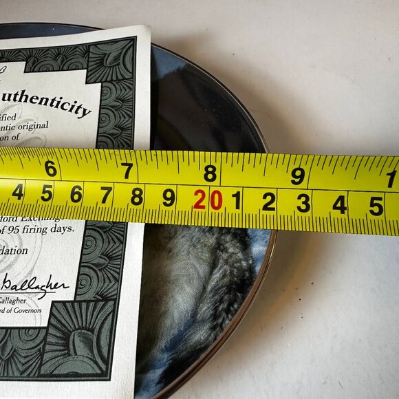 "CANYON MOON" WINTER SHADOWS BY NANCY GLAZIER, DECORATIVE PLATE #17865B - Picture 5 of 5